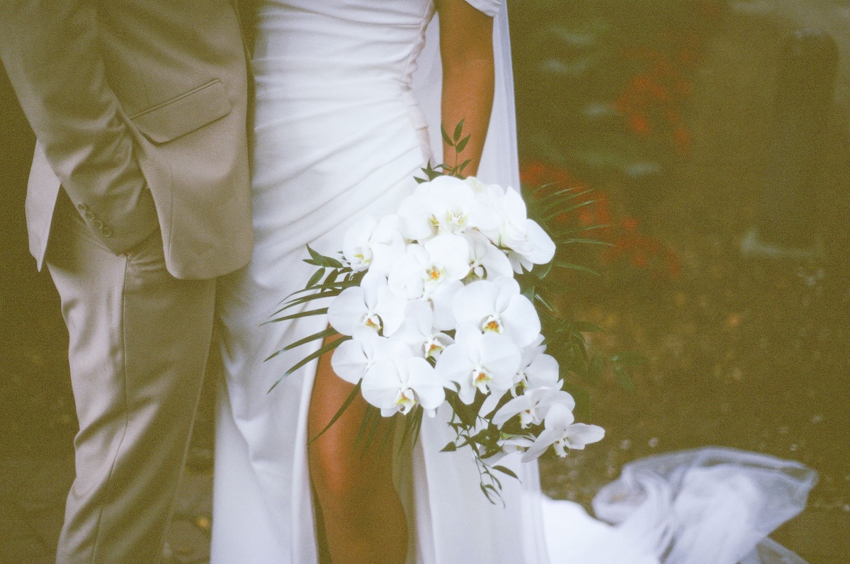 Bride and groom portraits at the Deering Estate during a Miami destination wedding